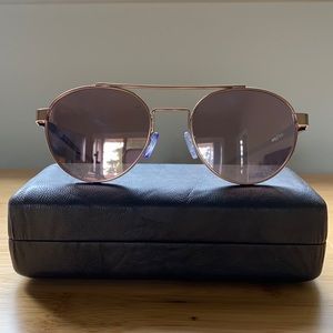Spy Deco Matte Rose Gold/Matte Barack Sunglasses